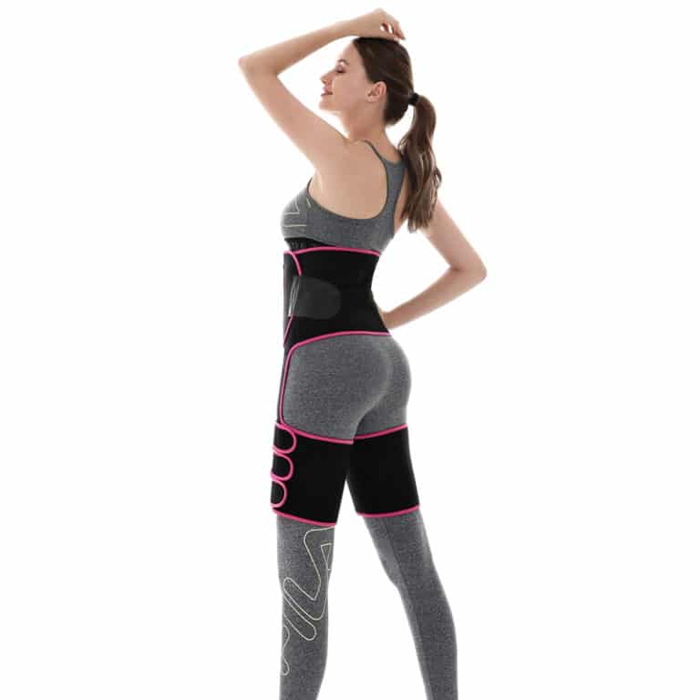 Workout Plus Size Trimmer Belt Sauna Sweat Corset Cincher with Zipper