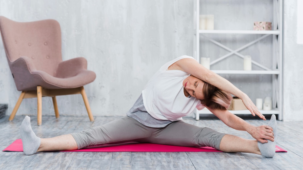 Image of a girl working out